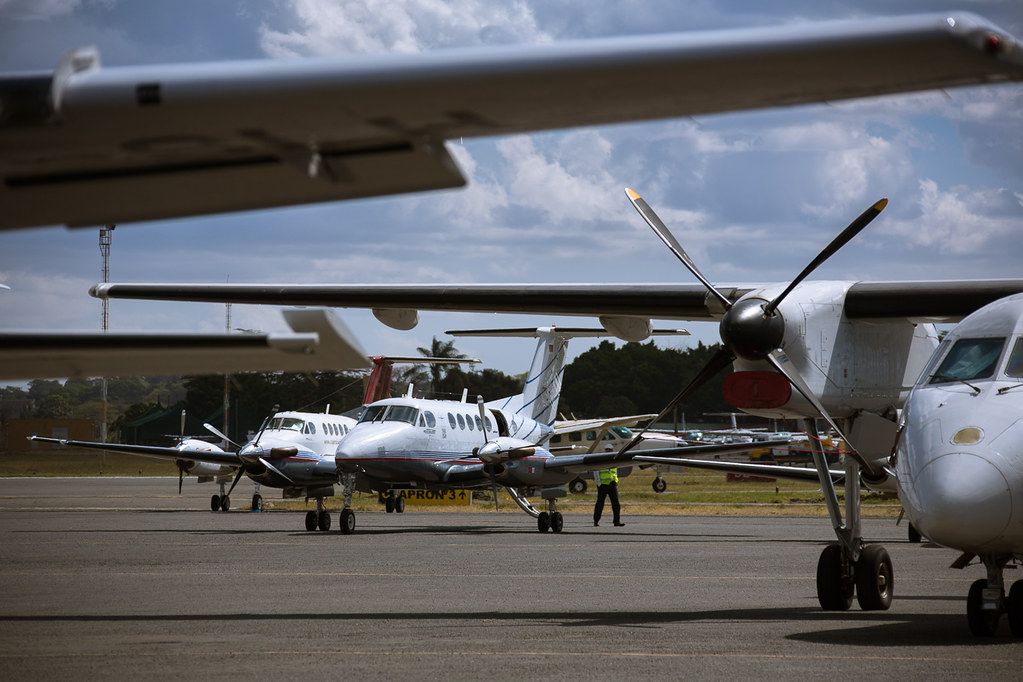 Wilson Airport in Karen, Kenya